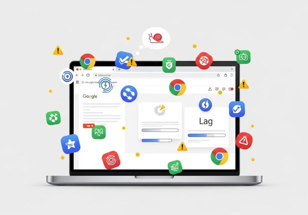 Laptop screen showing AI tools like Grammar Checker, AI Detector, and Email Writer for business productivity.